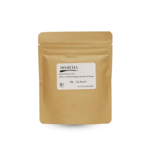 Japanese organic hojicha roasted green tea powder 50g pouch