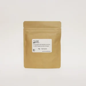 Organic Japanese ceremonial matcha Nami 50g pouch from Uji Kyoto